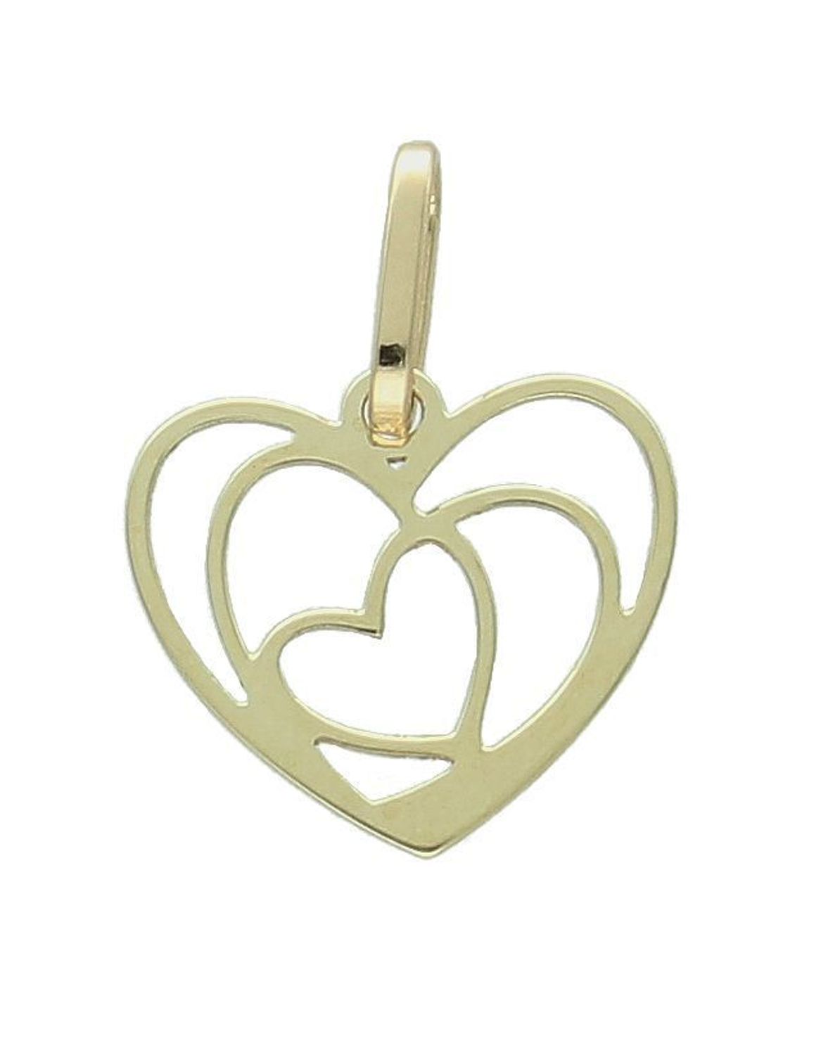 Zawieszka złota serce próba 585, ZA 6750 585, Zawieszka złota serce próba 585, ZA 6750 585. Zawieszka wykonana z żółtego 14 karatowego złota o formie serca. Idealny pomysł na prezent..jpg